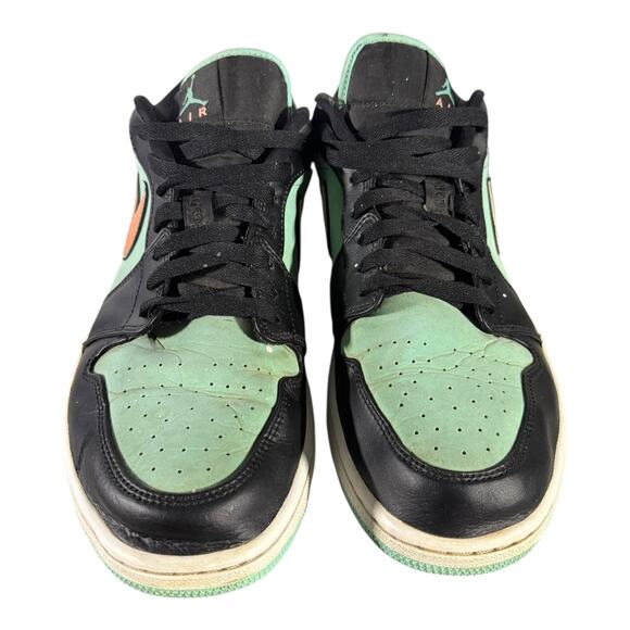 Nike Air Jordan 1 Low SE “Light Dew / Sunset Haze” Black Mint Tan Men’s Size 12 - Picture 3 of 8
